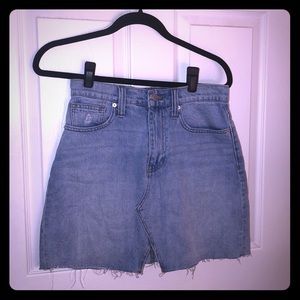 Madewell jean skirt sz 26